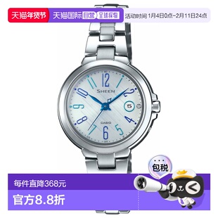 日本直邮卡西欧 SHEEN Radio 太阳能电波手表 女士腕表 SHW-5100D