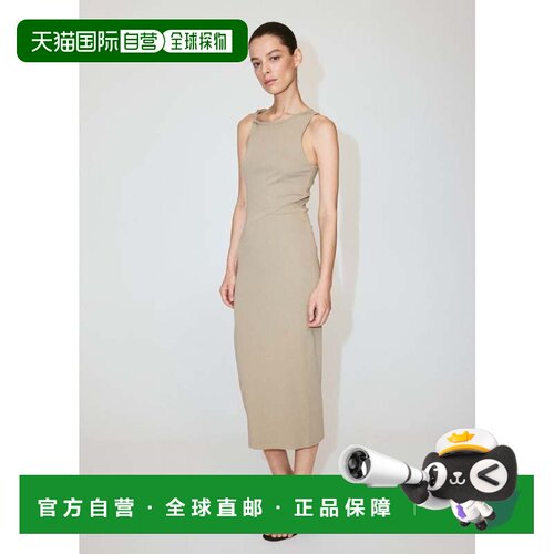 日本直邮MANGO 连衣裙 卡其色