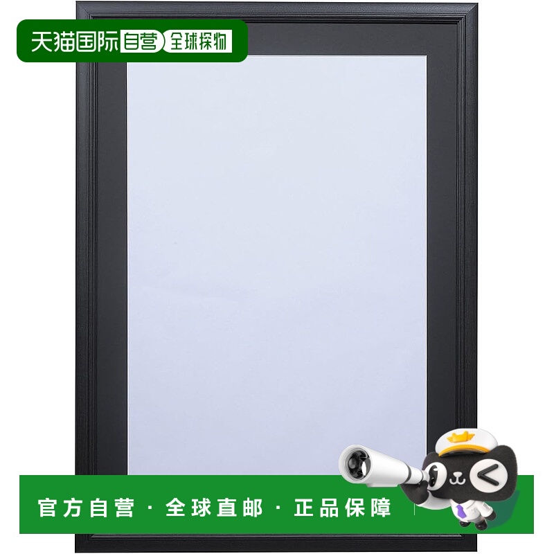 【日本直邮】Hakuba白马木制相框  FW-04 A3伸 黑 FW-4-BKA3N