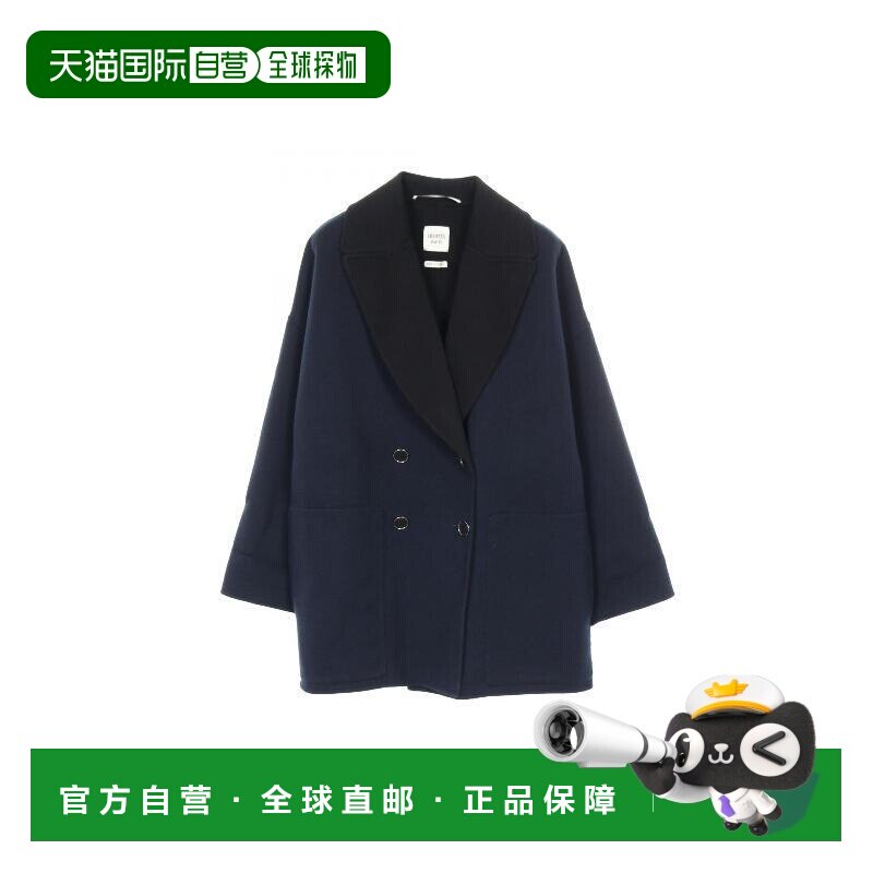 1h可退 日本直邮中古Hermes爱马仕女A级95新coat风衣外套帆布外套