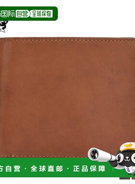 日本直邮SONNE 男士 SCHAF 钱包双折黑色/棕色SOS003A