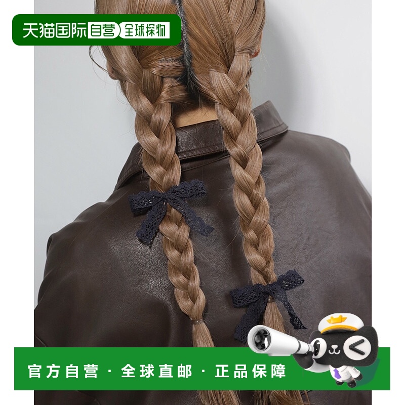 1h可退 日本直邮ANE MONE 女士 蕾丝蝴蝶结 发饰 双个装 OG230317