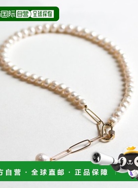 1h可退 日本直邮cui-cui天然淡水珍珠金色镀层项链850632cuicui