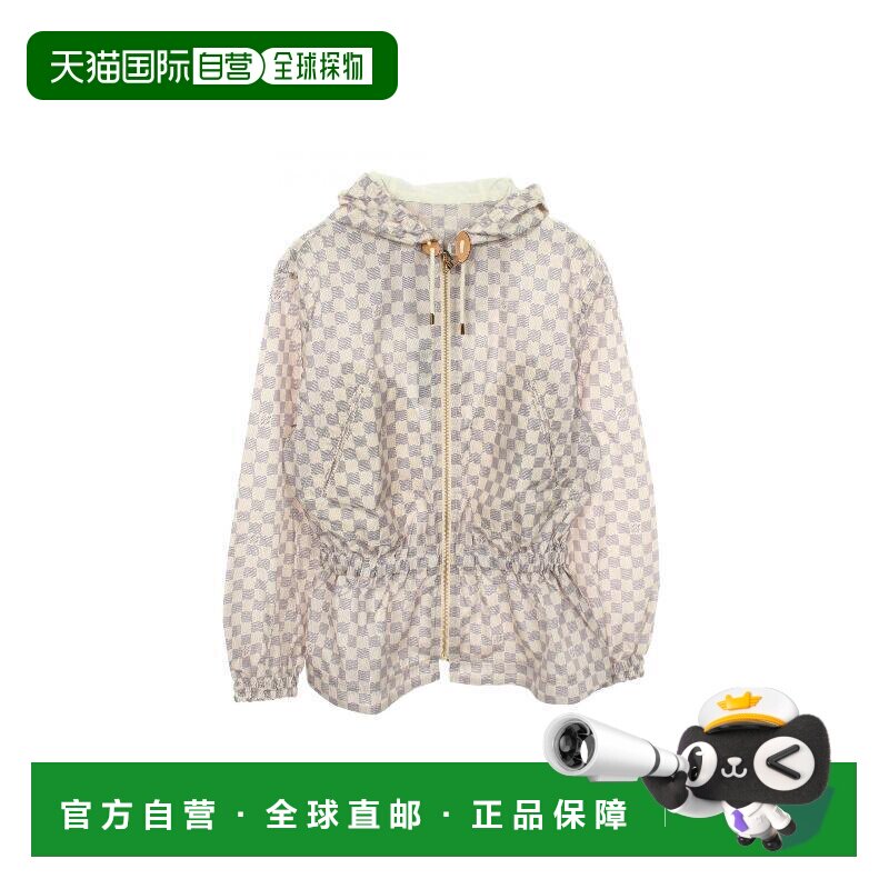 日本直邮中古LV路易威登女A级95新Jacket夹克外套尼龙外套白色