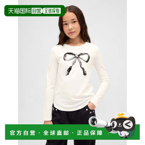 日本直邮Relaxed Fit Flippy Spankle Graphic 长袖T恤