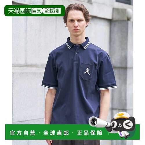 日本直邮BOWLER HAT LABEL 男士 冰感纯棉 Polo 衫（3D立体刺绣）
