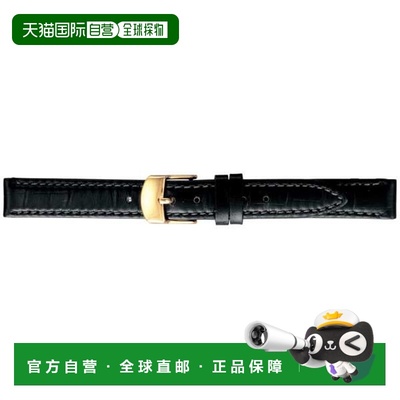 日本直邮BKME053AI BAMBI SCOTCHGARD 黑色压纹牛皮表带