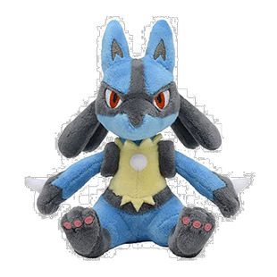 【日本直邮】Pokemon宝可梦 毛绒玩具 小巧可爱款 路卡利欧公仔