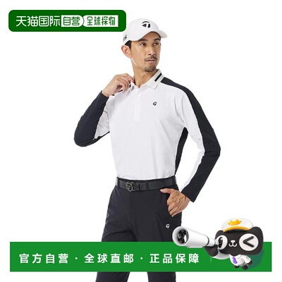 日本直邮TAYLORMADE 吸水速干后背带logo长袖POLO衫 [M20260-UN99