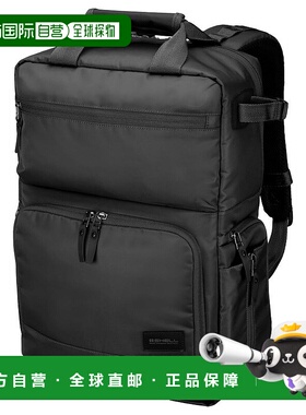 【日本直邮】HAKUBA相机背包Plus Shell bros耐水轻量黑色SP-BS-B