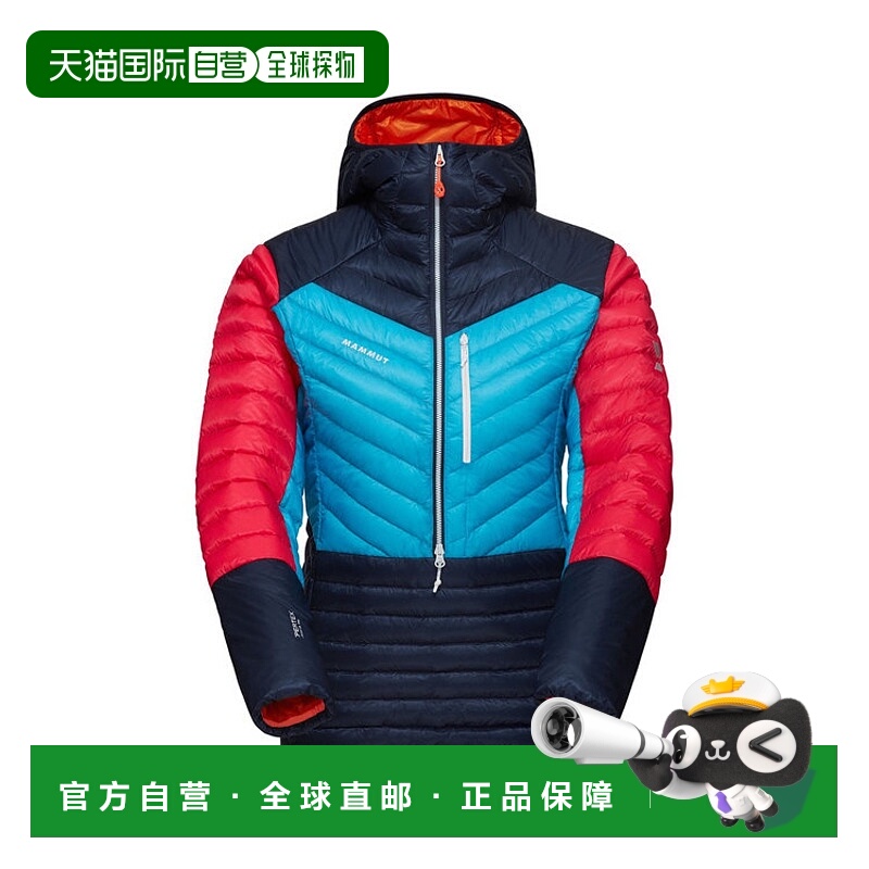 日潮跑腿MAMMUT猛犸象 Eiger Speed 保暖半拉链连帽衫 1013-03250