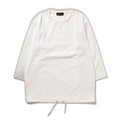 1h可退 日本直邮ABAHOUSE NOIR 男士前部切换七分袖T恤 舒适透气