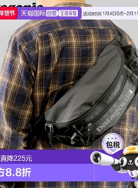 日本直邮Patagonia Black Hole 腰包5升双向设计男女通用49282黑