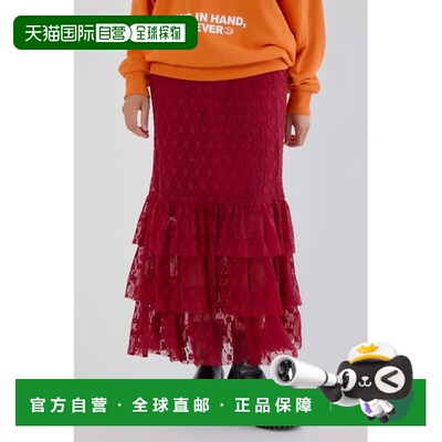 1h可退 日本直邮RODEO CROWNS WIDE BOWL 女装 蕾丝拼接伸缩性 阶