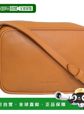 日本直邮IL BISONTE 包女士单肩包皮革橙色 BCR327PV0001OR178B I