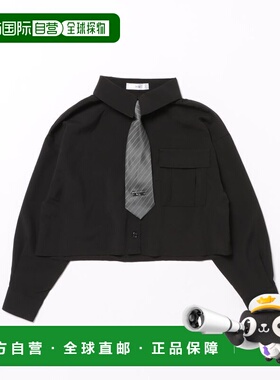 1h可退 日本直邮ALGY 女童 礼服衬衫领带套装 G108016