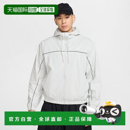 日本直邮 Nike AS M NK CLUB ATHLETE HD JACKET 卫衣 黑/白 HJ20