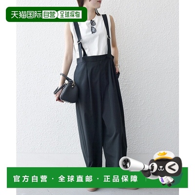 日本直邮SHIPS 多罗斯特宽版背带裤与连身裙连体裤套装无袖T恤