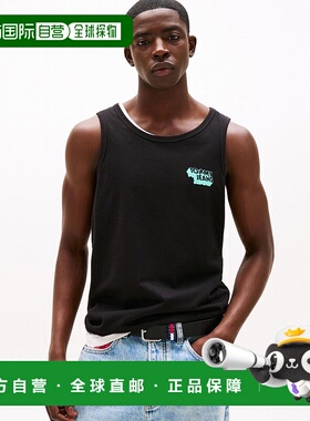 1h可退 日本直邮TOMMY JEANS 男士修身堆叠Logo背心 DM21783纯棉