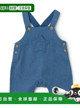 日本直邮Petit Main 星星口袋连衣裤新款