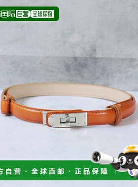日本直邮florge 无段阶调整牛革 平面腰带 [FL8218EW08674] 腰带