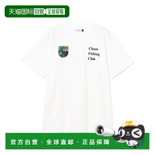 日本直邮Chaos Fishing Club 男士 纯棉印花T恤 75081601831