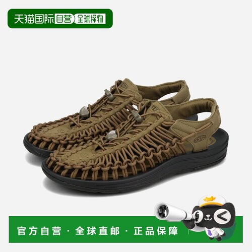 日本直邮KEEN MEN UNEEK 男士凉鞋 1023381 深橄榄绿/黑色运动鞋
