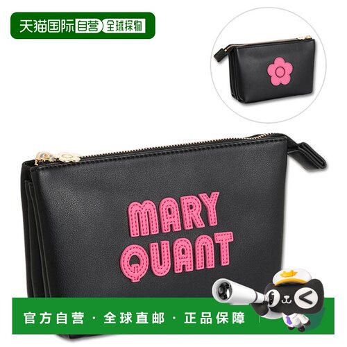 日本直邮MARY QUANT 226851015 Mary Quant 复古 Logo 贴片三口袋