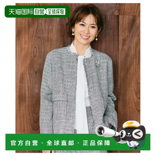 日本直邮自由区 支持至17号尺码 目录刊载 轻混纺粗花呢夹克 JKWR