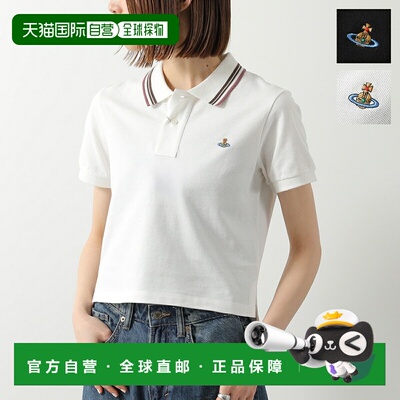 日本直邮Vivienne Westwood 女士 Polo衫1H010004 J00AU短袖珠地O