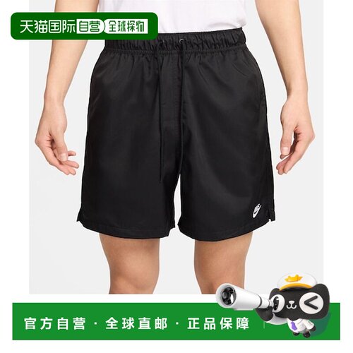 日本直邮Nike FN3308 M WVN FLOW SHORT 运动短裤 [025971726] 黑