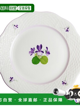 日本直邮Herend 紫罗兰 VIOLETL 盘 19cm 517