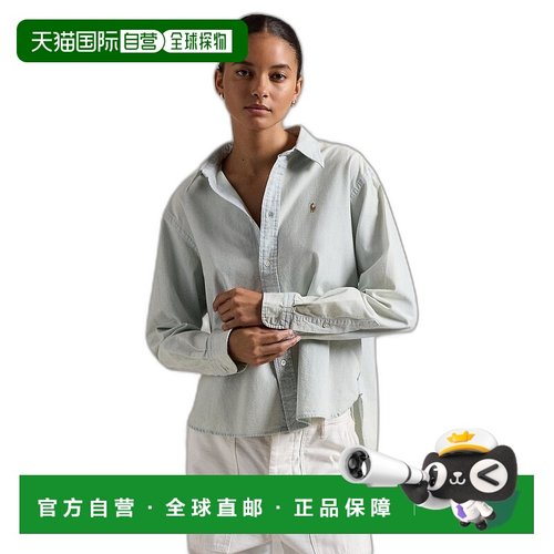 1h可退 日本直邮Polo Ralph Lauren 女士休闲宽松牛仔布衬衫 WMPO