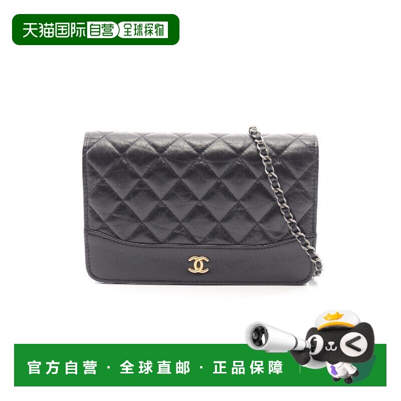 日本直邮中古Chanel香奈儿女包A级95新gabrielle de流浪系列羊皮