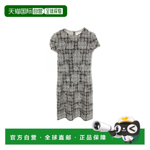 日本直邮中古Chanel香奈儿女A级95新one piece连衣裙棉上衣蓝色