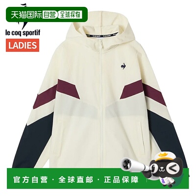 日本直邮Le Coq Sportif 女士 Heat Navi 布夹克秋冬运动/健身连L