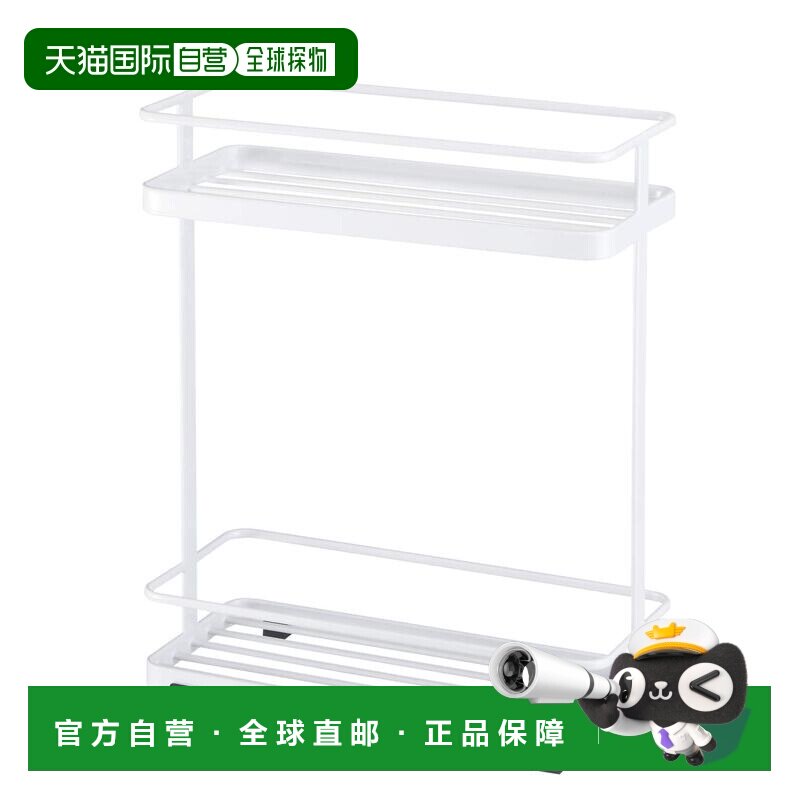 日本直邮Yamazaki山崎 洗浴用品支架 宽型白色 tower 67正品