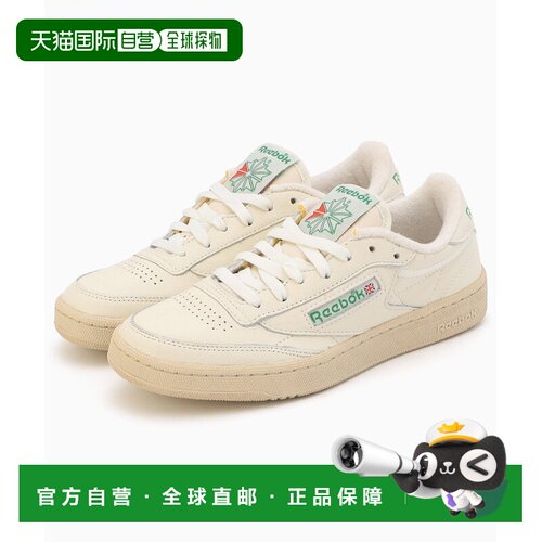 日本直邮Reebok 女士 复古网球风经典板鞋 CLUB C【付后1h可退】