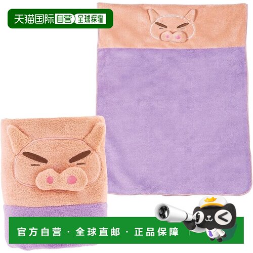 【日本直邮】斯凯达干发毛巾蜡笔小新 Buri Buri Zaemon 长 100 x