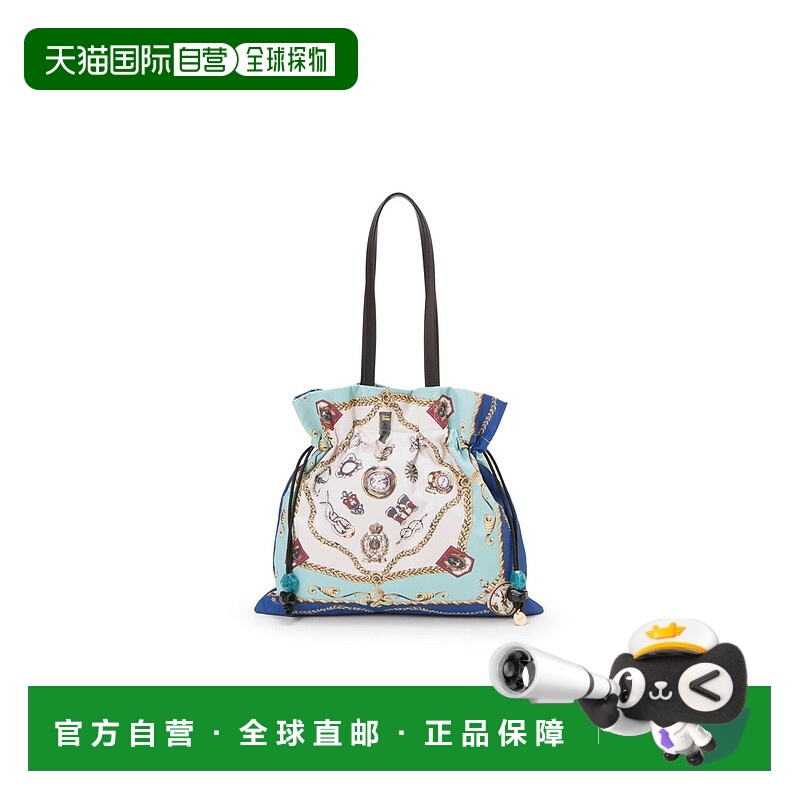 日本直邮日潮 TREASURE TOPKAPI轻柔缎面印花图案单肩托特包