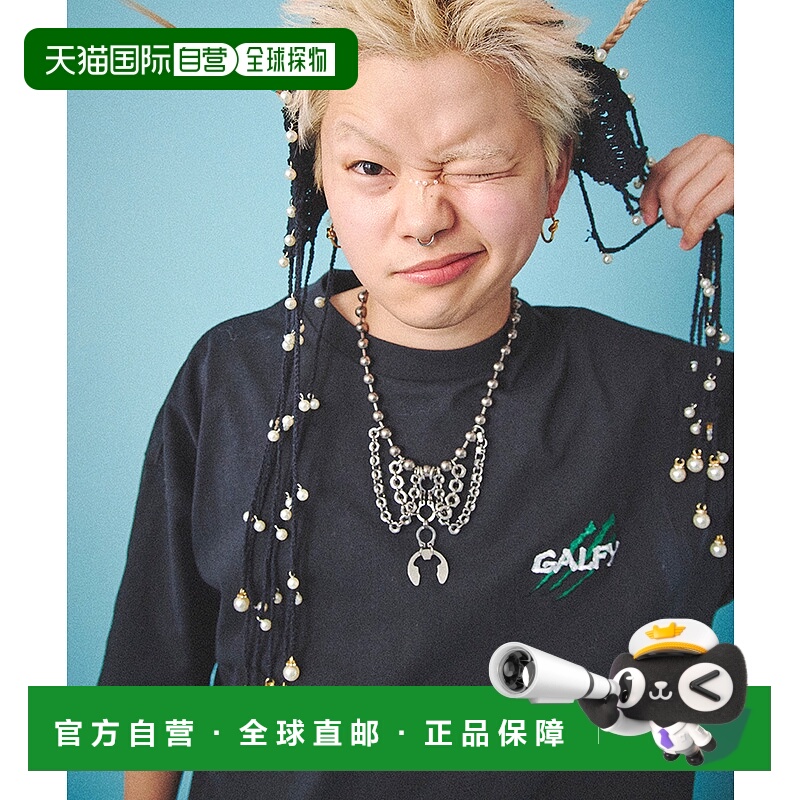 1h可退 日本直邮GALFY男女同款觉醒兽刺绣T恤 152014