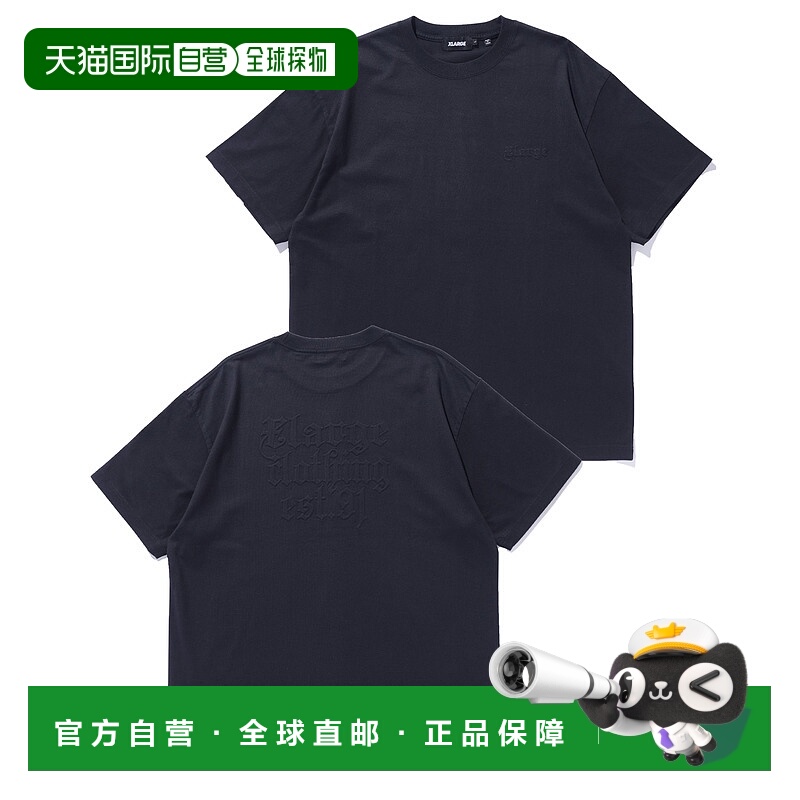 1h可退 日本直邮XLARGE男女同款原创Old English图形短袖T恤 1012