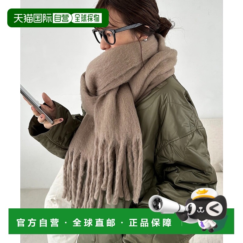 1h可退 日本直邮Discoat 女士 加厚百搭针织围巾 DCZ1052116A0003