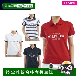 Polo 女士经典 标志短袖 THLA516 衫 Hilfiger 日本直邮Tommy Golf