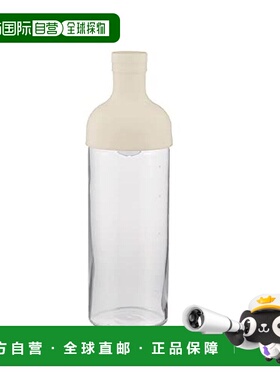 【日本直邮】玻璃王 茶壶 带过滤器和硅胶塞子 白色750ml  FIB-75