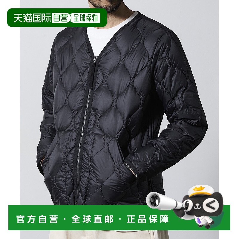 1h可退 日本直邮TAION 男装 V领轻量羽绒夹克 双拉链可收纳 12563