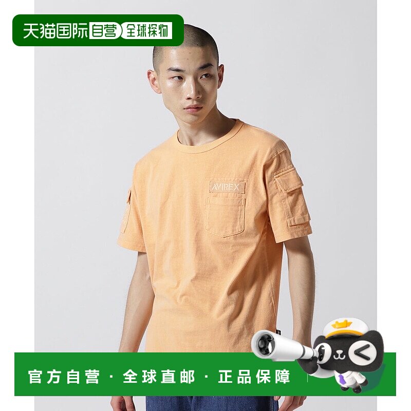 日本直邮AVIREX GARMENT DYE FATIGUE T-SHIRT [AV1129EM017936]