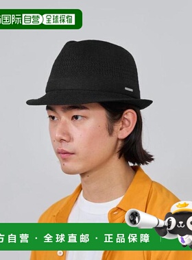 1h可退 日本直邮OVERRIDE REP LINEN BLEND KNIT FEDORA 亚麻混纺