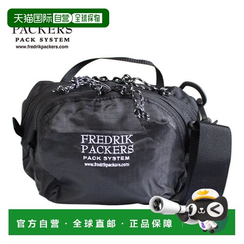 日本直邮FREDRIK PACKERS QUEST 单肩包 斜挎包 尼龙 黑色 男女通