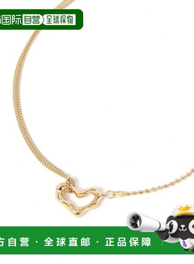 1h可退 日本直邮BAYFLOW 女士不锈钢框架心形项链 双链设计防变色
